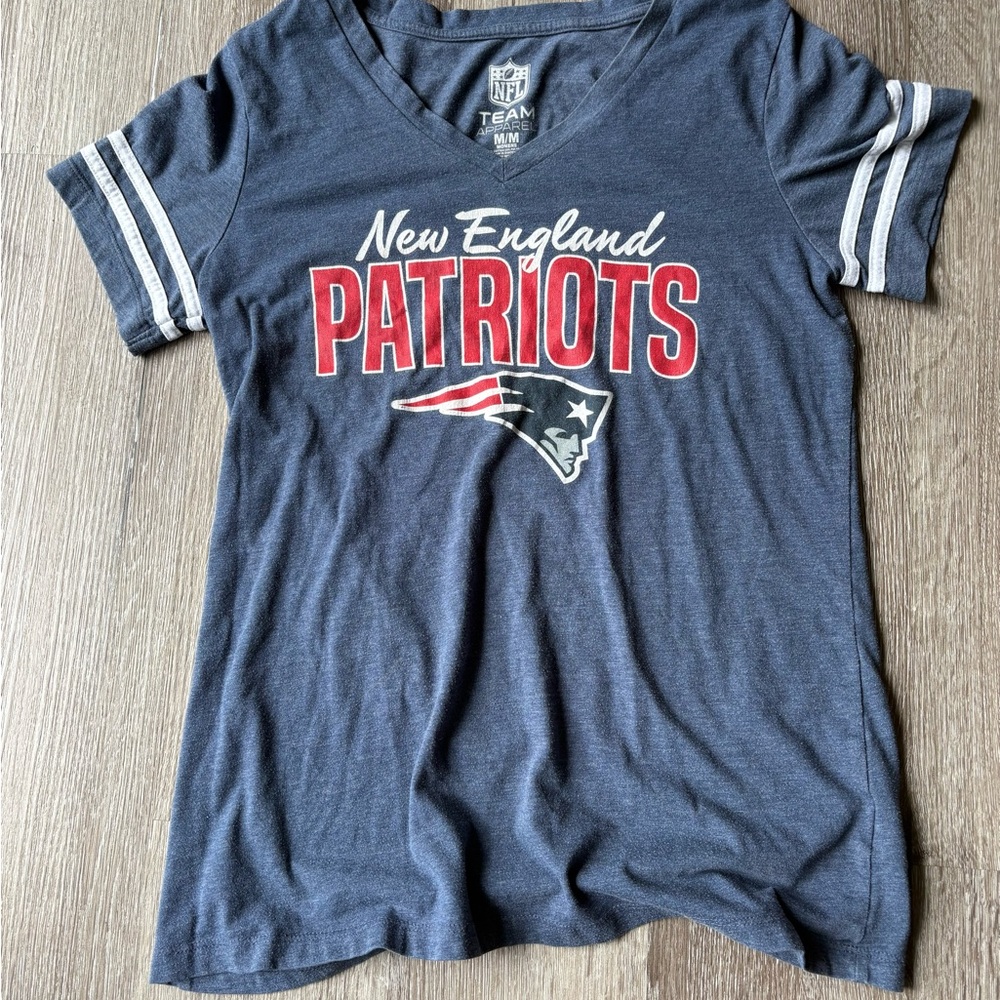 NFL Blue and Red Short Sleeve Tee
